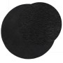 HUARTE schwarze, weiche, waschbare Kurzflordecke Ø 100 cm von , Teppiche - Ref: Foro24-375123, Preis: 34,53 €, Rabatt: %