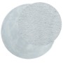 Soft washable short hair rug HUARTE blue Ø 100 cm by , Rugs - Ref: Foro24-375142, Price: 27,89 €, Discount: %