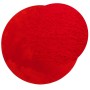 Alfombra de pelo corto suave lavable HUARTE rojo Ø 160 cm de , Alfombras - Ref: Foro24-375182, Precio: 69,60 €, Descuento: %