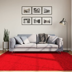 HUARTE washable soft short pile rug red 200x200 cm by , Rugs - Ref: Foro24-375175, Price: 99,99 €, Discount: %