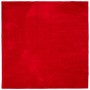 Alfombra de pelo corto suave lavable HUARTE rojo 200x200 cm de , Alfombras - Ref: Foro24-375175, Precio: 94,10 €, Descuento: %