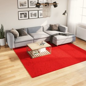 Soft washable short hair rug HUARTE red 240x240 cm by , Rugs - Ref: Foro24-375177, Price: 132,48 €, Discount: %