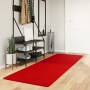 Alfombra de pelo corto suave lavable HUARTE rojo 80x250 cm de , Alfombras - Ref: Foro24-375168, Precio: 49,99 €, Descuento: %