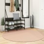 HUARTE rosa Kurzflor weiche, waschbare Decke Ø 160 cm von , Teppiche - Ref: Foro24-375163, Preis: 63,77 €, Rabatt: %