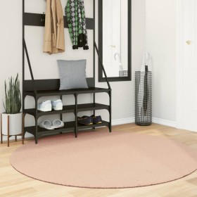 Soft washable short hair HUARTE pink Ø 160 cm rug by , Rugs - Ref: Foro24-375163, Price: 69,99 €, Discount: %