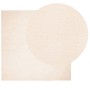 Kurzfloriger weicher, waschbarer Teppich HUARTE beige 120x120 cm von , Teppiche - Ref: Foro24-375018, Preis: 42,46 €, Rabatt: %