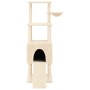 Rascador para gatos con postes de sisal crema 153 cm de , Mobiliario para gatos - Ref: Foro24-172115, Precio: 62,45 €, Descue...