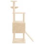 Rascador para gatos con postes de sisal crema 153 cm de , Mobiliario para gatos - Ref: Foro24-172115, Precio: 62,45 €, Descue...