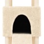 Rascador para gatos con postes de sisal crema 153 cm de , Mobiliario para gatos - Ref: Foro24-172115, Precio: 62,45 €, Descue...