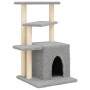 Cat scratcher with light gray sisal posts 83.5 cm by , Cat furniture - Ref: Foro24-172122, Price: 42,39 €, Discount: %