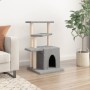 Cat scratcher with light gray sisal posts 83.5 cm by , Cat furniture - Ref: Foro24-172122, Price: 42,39 €, Discount: %