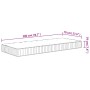 Medium firm pocket spring mattress 70x200 cm by , Mattresses - Ref: Foro24-372822, Price: 127,99 €, Discount: %