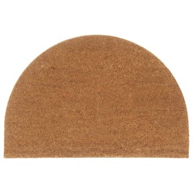 Felpudo semicircular de fibra de coco natural 60x90 cm de , Felpudos - Ref: Foro24-155564, Precio: 27,87 €, Descuento: %