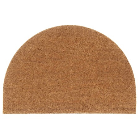 Semicircular natural coconut fiber doormat 60x90 cm by , Doormats - Ref: Foro24-155564, Price: 41,53 €, Discount: %