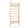 Espaldera de madera 80x15,8x195 cm de vidaXL, Tablas de equilibrio y barras de gimnasia - Ref: Foro24-91787, Precio: 147,81 €...