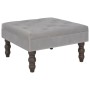 Taburete gris oscuro 60x60x36 cm terciopelo de vidaXL, Mesas auxiliares - Ref: Foro24-247551, Precio: 66,68 €, Descuento: %