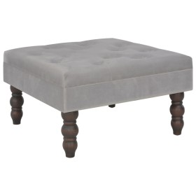 Dark gray stool 60x60x36 cm velvet by vidaXL, Side tables - Ref: Foro24-247551, Price: 66,78 €, Discount: %