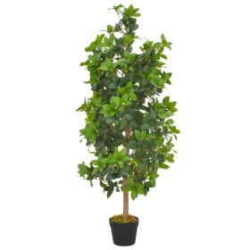 Artificial plant laurel tree with pot 120 cm green by , artificial flora - Ref: Foro24-280179, Price: 75,99 €, Discount: %