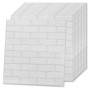 Self-adhesive wallpaper 3D bricks 40 units white by , Painted paper - Ref: Foro24-150720, Price: 159,48 €, Discount: %