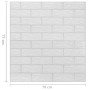 Self-adhesive wallpaper 3D bricks 40 units white by , Painted paper - Ref: Foro24-150720, Price: 159,48 €, Discount: %