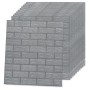 Self-adhesive wallpaper 3D bricks 20 units anthracite by , Painted paper - Ref: Foro24-150722, Price: 60,83 €, Discount: %