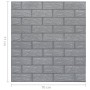 Self-adhesive wallpaper 3D bricks 20 units anthracite by , Painted paper - Ref: Foro24-150722, Price: 60,83 €, Discount: %