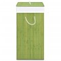 Bamboo laundry basket 2 sections green 100 l by , Laundry baskets - Ref: Foro24-320750, Price: 35,96 €, Discount: %