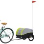 Remolque para bicicleta hierro negro y verde 30 kg de , Remolques para bicicletas - Ref: Foro24-94123, Precio: 82,35 €, Descu...