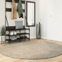 ISTAN beige long hair shiny look rug Ø 200 cm by , Rugs - Ref: Foro24-375661, Price: 99,74 €, Discount: %