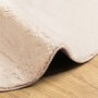 HUARTE beige washable soft short pile rug Ø 120 cm by , Rugs - Ref: Foro24-375029, Price: 41,93 €, Discount: %