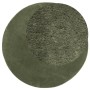 HUARTE forest green soft washable short pile rug Ø 100 cm by , Rugs - Ref: Foro24-375104, Price: 35,16 €, Discount: %