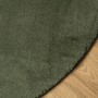 Alfombra pelo corto suave lavable HUARTE verde bosque Ø 100 cm de , Alfombras - Ref: Foro24-375104, Precio: 35,16 €, Descuent...