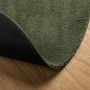 HUARTE forest green soft washable short pile rug Ø 100 cm by , Rugs - Ref: Foro24-375104, Price: 35,16 €, Discount: %