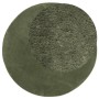 HUARTE forest green soft washable short pile rug Ø 160 cm by , Rugs - Ref: Foro24-375106, Price: 78,15 €, Discount: %