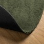 HUARTE forest green soft washable short pile rug Ø 160 cm by , Rugs - Ref: Foro24-375106, Price: 78,15 €, Discount: %