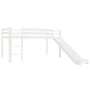 Cama alta para niños tobogán y escalera madera pino 97x208 cm de vidaXL, Cunas y camas para niños - Ref: Foro24-282713, Preci...