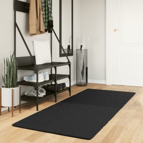 HUARTE washable soft short pile rug black 80x200 cm by , Rugs - Ref: Foro24-375110, Price: 41,13 €, Discount: %