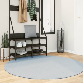 HUARTE washable soft short pile rug blue Ø 160 cm by , Rugs - Ref: Foro24-375144, Price: 69,99 €, Discount: %