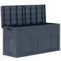 Caja de almacenamiento de jardín 320 L negro de vidaXL, Cajas de almacenaje para exteriores - Ref: Foro24-45688, Precio: 74,9...