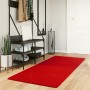 Alfombra de pelo corto suave lavable HUARTE rojo 80x200 cm de , Alfombras - Ref: Foro24-375167, Precio: 36,86 €, Descuento: %