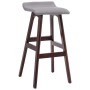 Kitchen stools 2 units light gray fabric by vidaXL, Kitchen stools - Ref: Foro24-249584, Price: 97,59 €, Discount: %