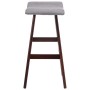 Kitchen stools 2 units light gray fabric by vidaXL, Kitchen stools - Ref: Foro24-249584, Price: 97,59 €, Discount: %