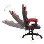 Silla de gaming de cuero sintético rojo de vidaXL, Sillones para videojuegos - Ref: Foro24-20209, Precio: 176,91 €, Descuento: %