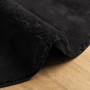 HUARTE washable soft short pile rug black Ø 160 cm by , Rugs - Ref: Foro24-375125, Price: 78,15 €, Discount: %