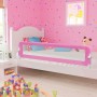 Pink polyester child bed safety rail 180x42 cm by vidaXL, Safety railings - Ref: Foro24-10171, Price: 35,34 €, Discount: %