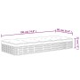 Medium firm pocket spring mattress 90x190 cm by , Mattresses - Ref: Foro24-372898, Price: 203,50 €, Discount: %