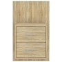 Mesita de noche de pared roble Sonoma de vidaXL, Mesitas de noche - Ref: Foro24-810995, Precio: 52,79 €, Descuento: %