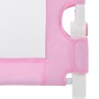 Barandilla de seguridad cama de niño poliéster rosa 180x42 cm de vidaXL, Barandillas de seguridad - Ref: Foro24-10171, Precio...