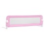 Child's bed safety rail, pink polyester, 120x42 cm. by vidaXL, Safety railings - Ref: Foro24-10170, Price: 32,48 €, Discount: %