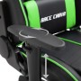 Silla de gaming de cuero sintético verde de vidaXL, Sillones para videojuegos - Ref: Foro24-20195, Precio: 203,13 €, Descuent...